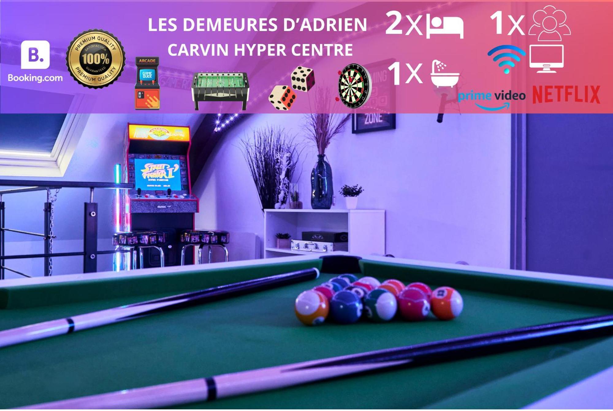 CarvinGameclub - Les Demeures D'Adrien公寓 外观 照片